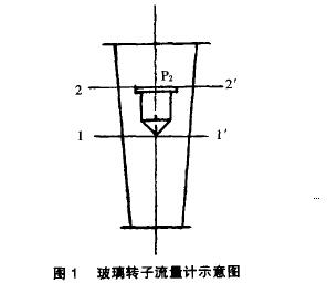 圖1 玻璃轉(zhuǎn)子流量計(jì)示意圖