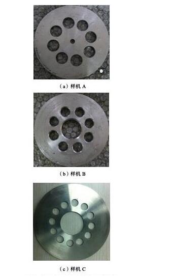 圖4 不同結構的多孔孔板實驗樣機Fig.4 Experimental prototypes of multi-orifice plate with different structures